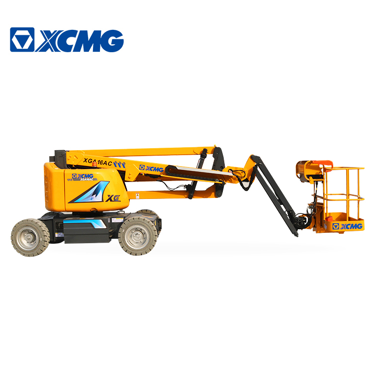 XCMG official 16m mobile electric articulated boom lift XGA16AC Aerial Work Platform price